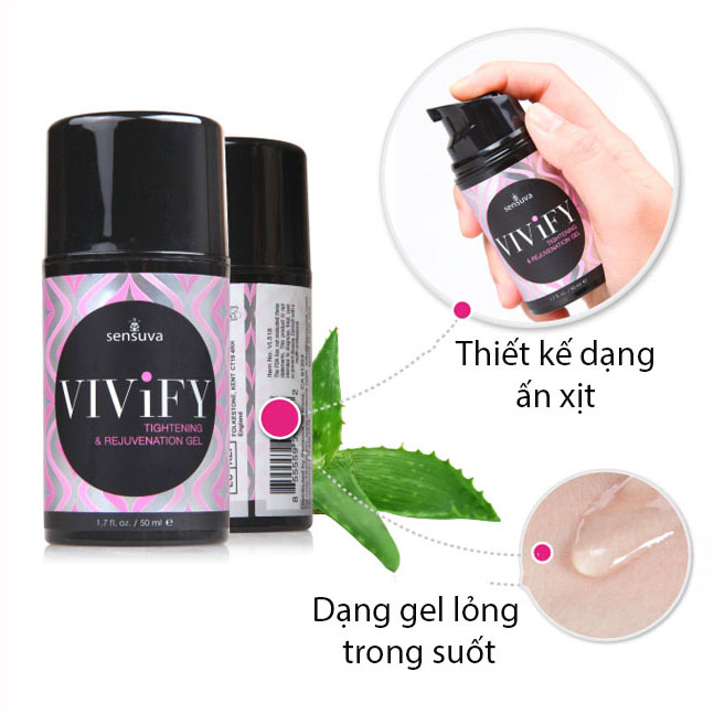gel Sensuva Vivify Tightening & Rejuvenation chính hãng