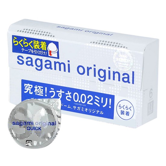 Bao cao su 0.02 của Nhật Bản Sagami Original 0.02 Quick