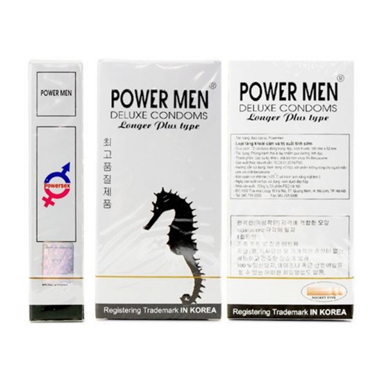 bao cao su chống xuất tinh sớm tốt nhất Power Men Longer Plus Type