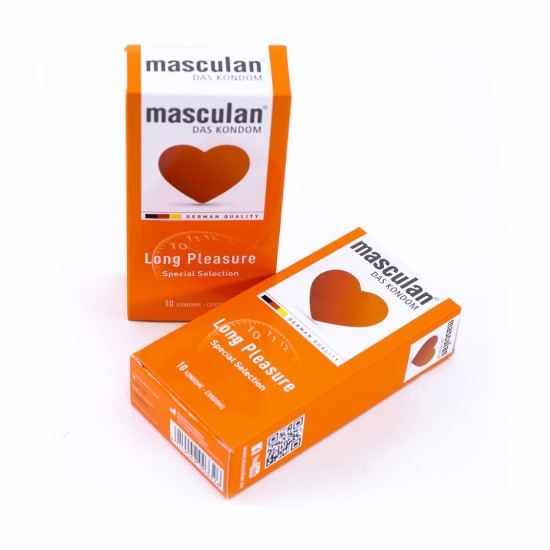 Bao cao su lâu ra có gai Masculan Long Pleasure của Đức