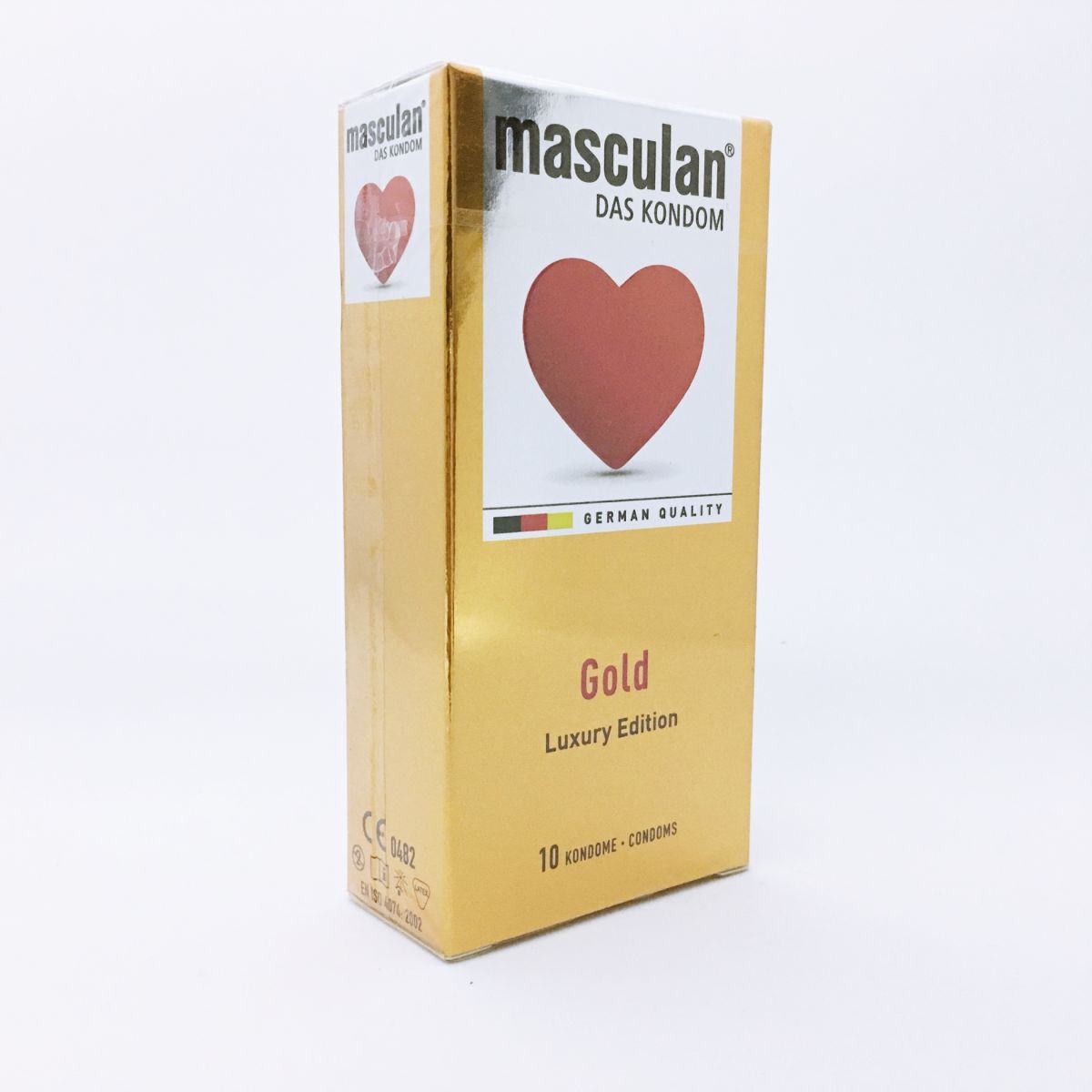 Bao cao su Masculan Gold của Đức có hương thơm vani
