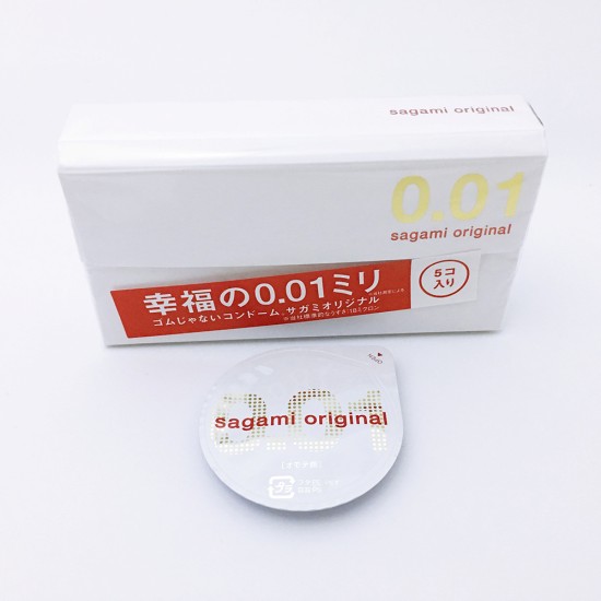 bao cao su Nhật Bản siêu mỏng Sagami Original 0.01