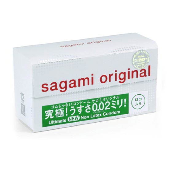Bao cao su siêu mỏng cao cấp Sagami Original 0.02 Nhật Bản
