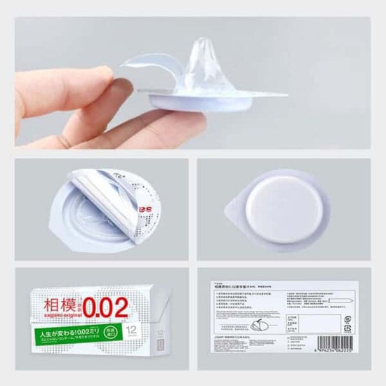 Bao cao su siêu mỏng cao cấp Sagami Original 0.02 Nhật Bản