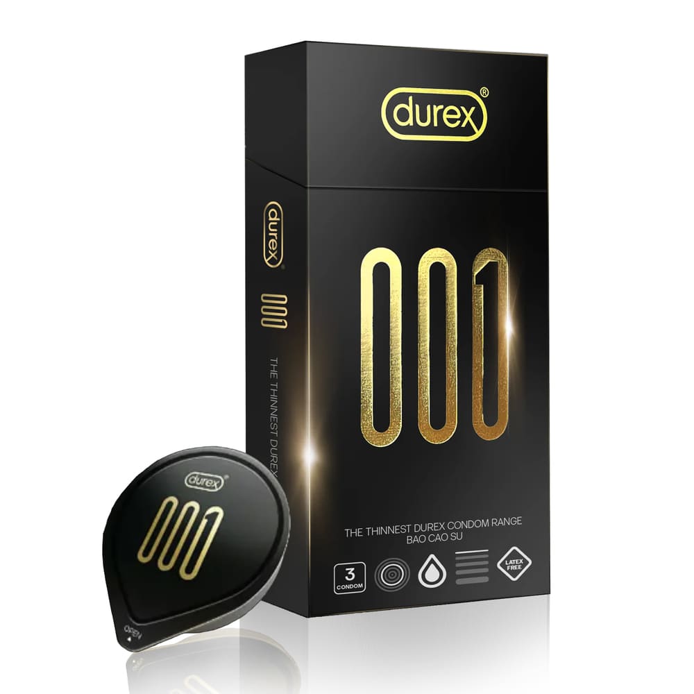 Bcs Durex 0.01 siêu mỏng size to 55mm