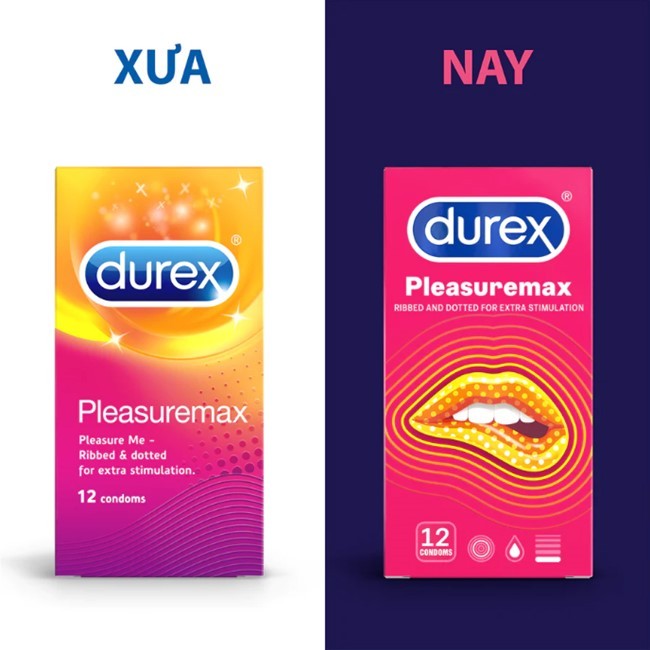 bao bì mới BCS gai size lớn Durex Pleasuremax