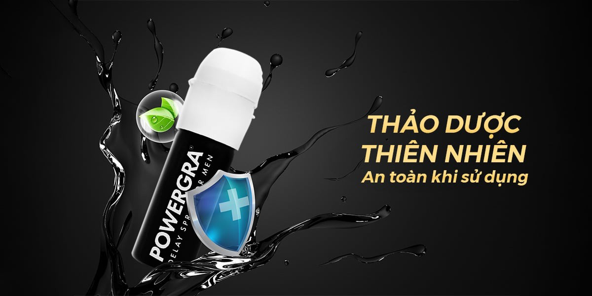 Chai xịt chống xuất sớm của Mỹ Powergra Delay For Men 13ml