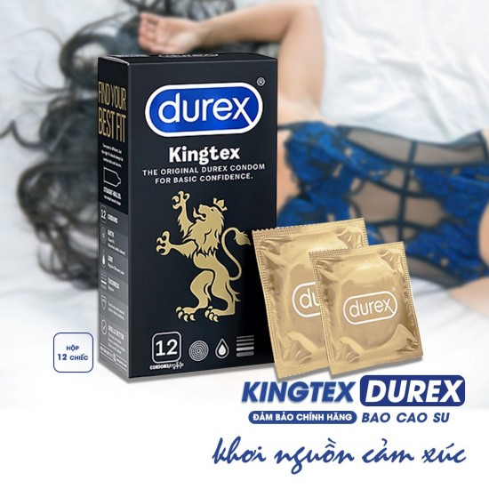 Bcs size nhỏ 49mm Durex Kingtex