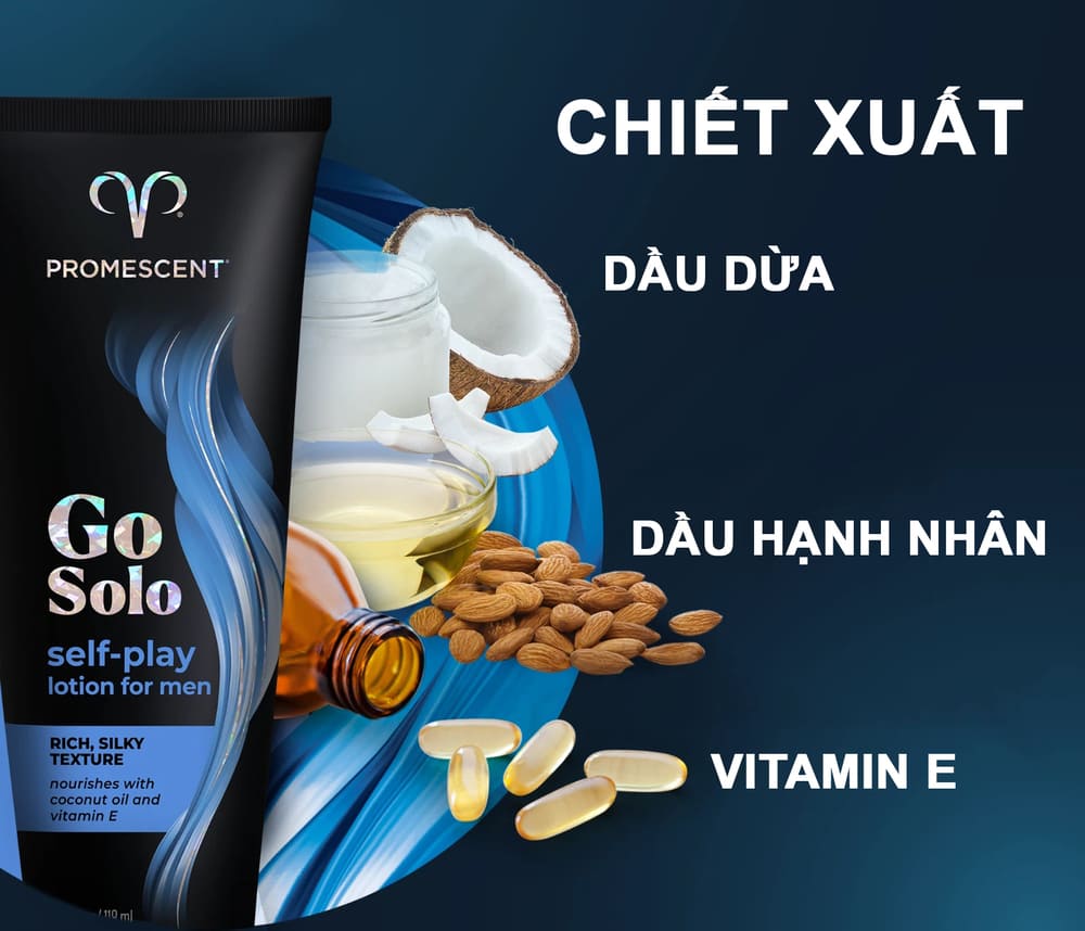 Gel bôi trơn cho nam cao cấp Promescent Go Solo Mỹ Gel bôi trơn cho nam cao cấp Promescent Go Solo Mỹ