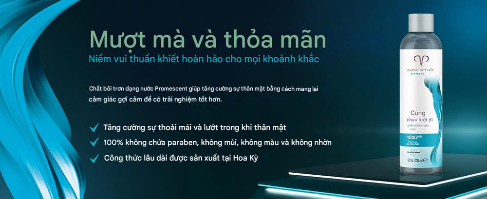 Gel bôi trơn khi quan hệ Promescent Water-Based 118ml