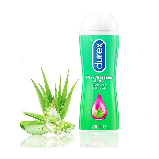 gel Durex Play Massage 2 in 1 mùi hương lô hội