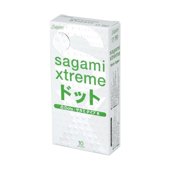 Bao cao su gân gai Sagami Xtreme White Nhật Bản
