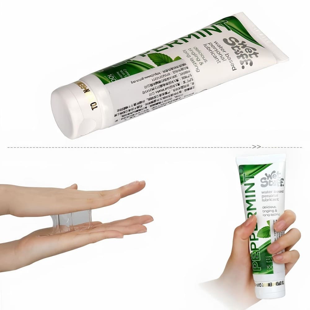 Gel quan hệ bằng miệng Wet Stuff vị bạc hà