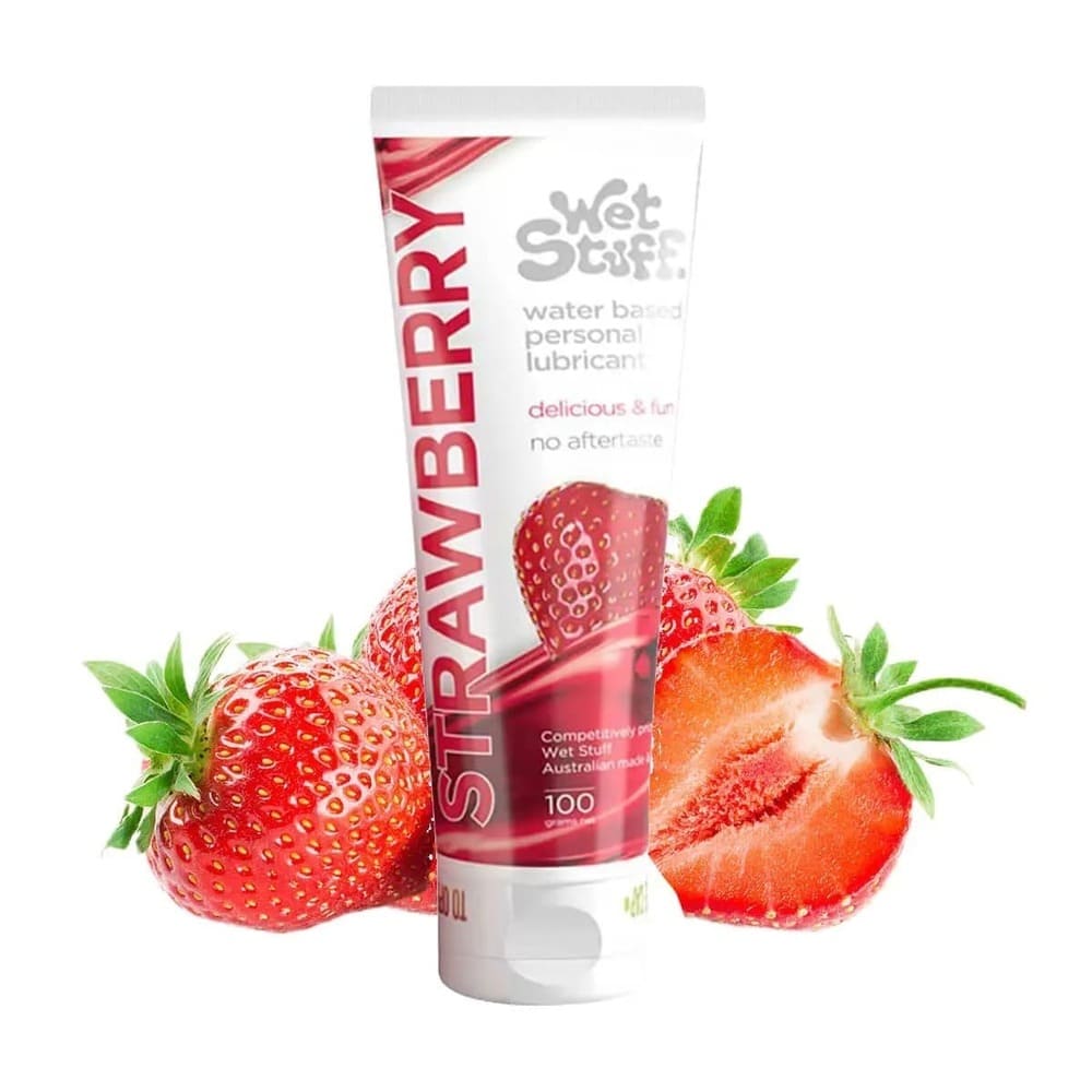 Gel quan hệ bằng miệng Wet Stuff vị dâu tây