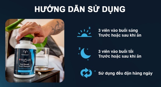Thảo dược tăng cường sinh lý nam Promescent VitaFLUX For Men Thảo dược tăng cường sinh lý nam Promescent VitaFLUX For Men
