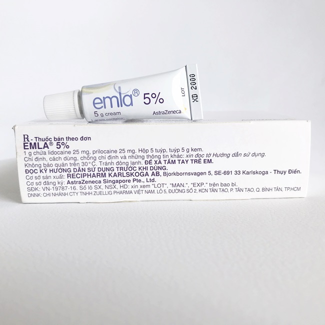 Thông tin sản phẩm gel Emla 5g kéo dài thời gian