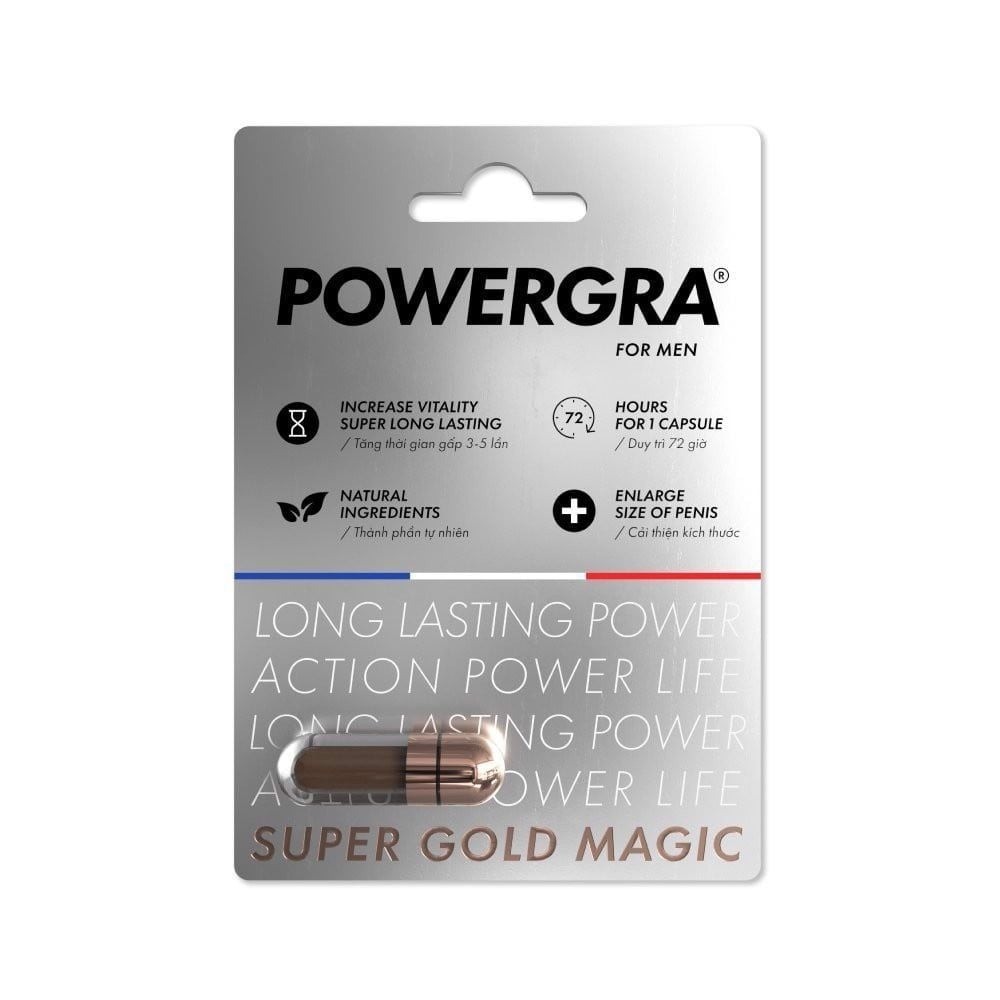 Thảo dược tăng cường sinh lực cho nam giới Powergra For Men - 1 viên